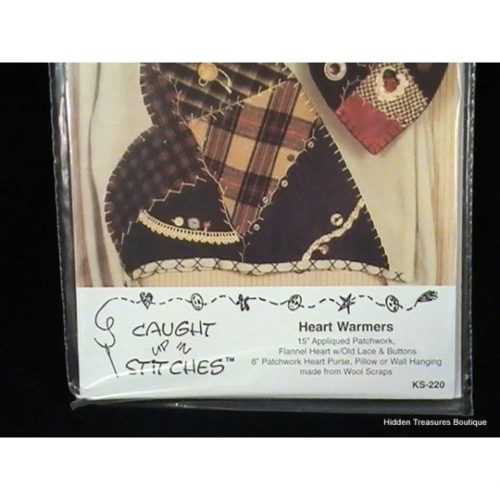 Caught Up In Stitches (Heart Warmers) Applique Patchwork Pattern KS-220‎